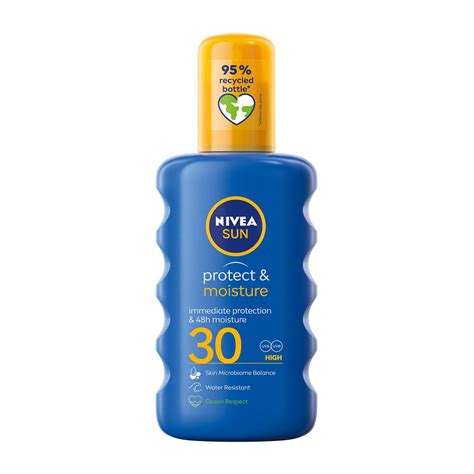 nivea sun protect and moisture spf 30.